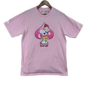 Hunter x Hunter Hisoka Shirt Mens Medium Pink Hypland Anime Graphic Tee Japanese